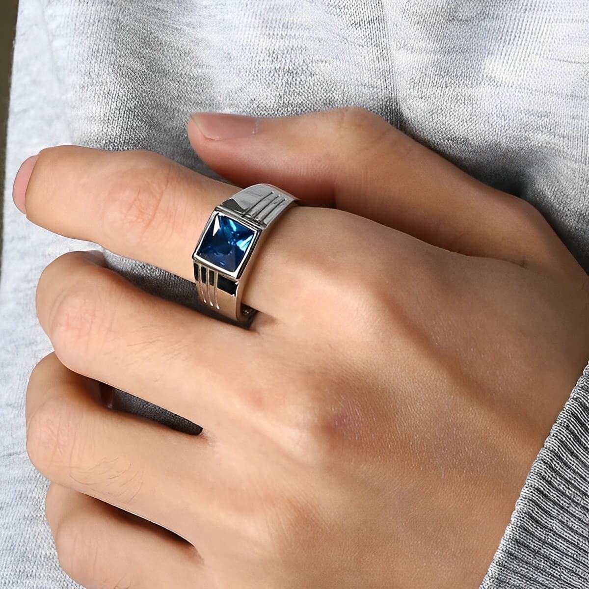 SILVER-OCEAN RING | CHARM CULTURE™