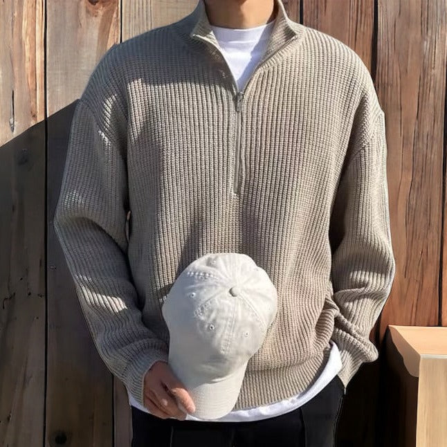 HALF-ZIP SWEATER | CHARM CULTURE™