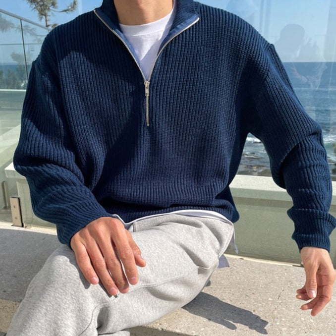 HALF-ZIP SWEATER | CHARM CULTURE™