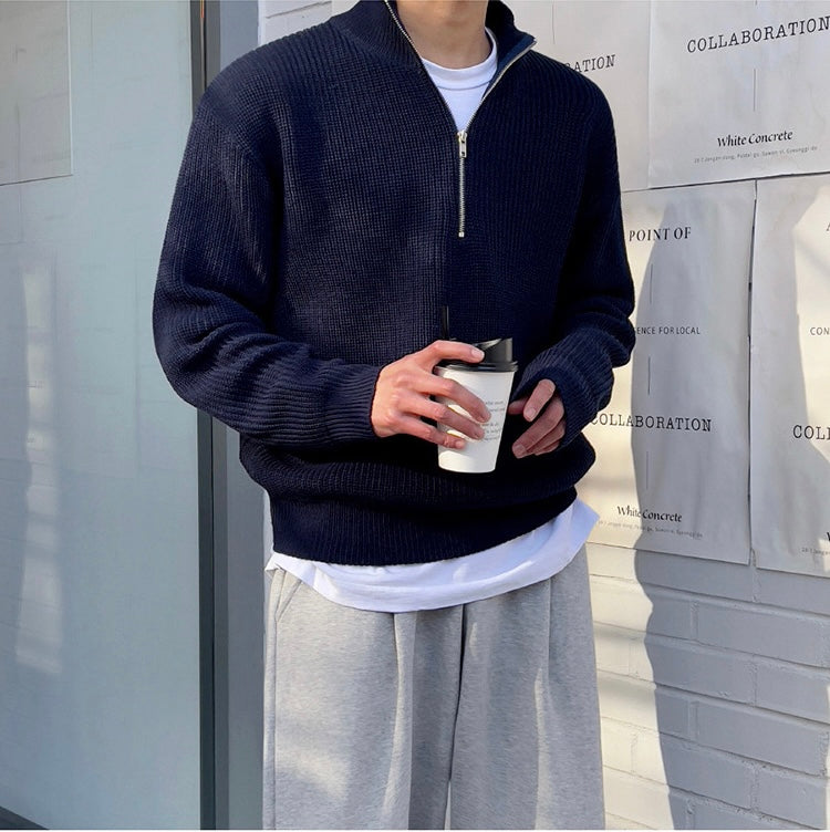 HALF-ZIP SWEATER | CHARM CULTURE™